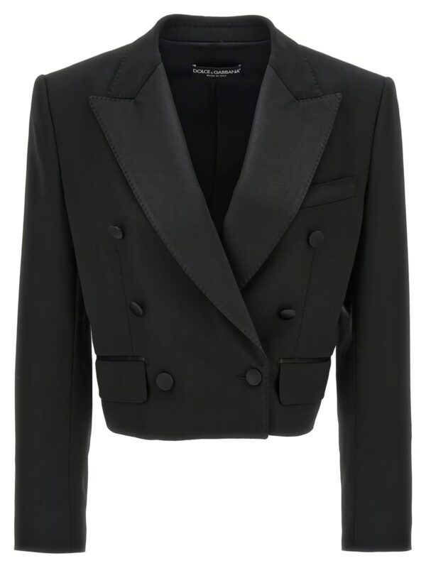'Tuxedo' crop blazer DOLCE & GABBANA Black