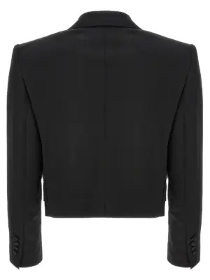 'Tuxedo' crop blazer F29MCTFUBE7N0000 DOLCE & GABBANA Black
