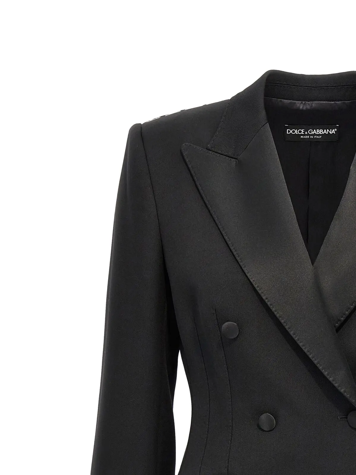 Блейзер Dolce Gabbana Turlington Чорний 3 'Turlington' blazer Woman DOLCE & GABBANA Black