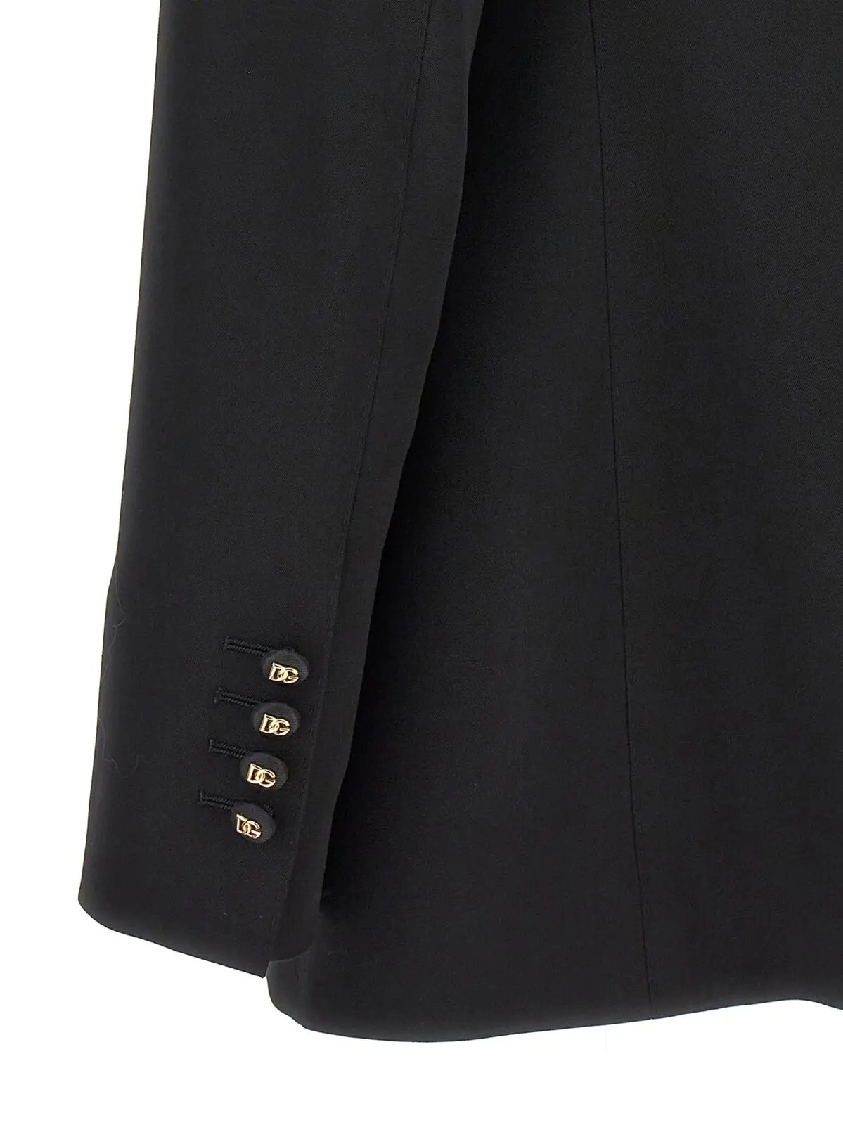 Блейзер з однобортним застібанням Dolce Gabbana Чорний 4 'Turlington' blazer 97% virgin wool 3% elastane DOLCE & GABBANA Black