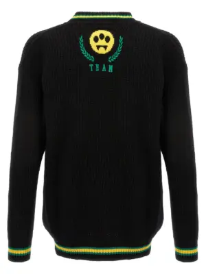 Logo embroidery sweater F3BWUAJP034110 BARROW Black