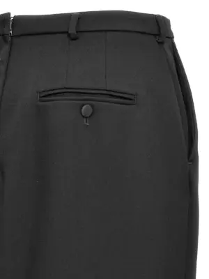 Slit skirt 100% virgin wool DOLCE & GABBANA Black
