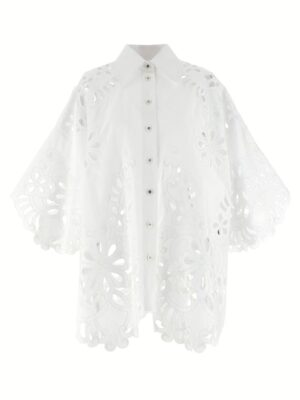 Cut-out embroidery shirt DOLCE & GABBANA White