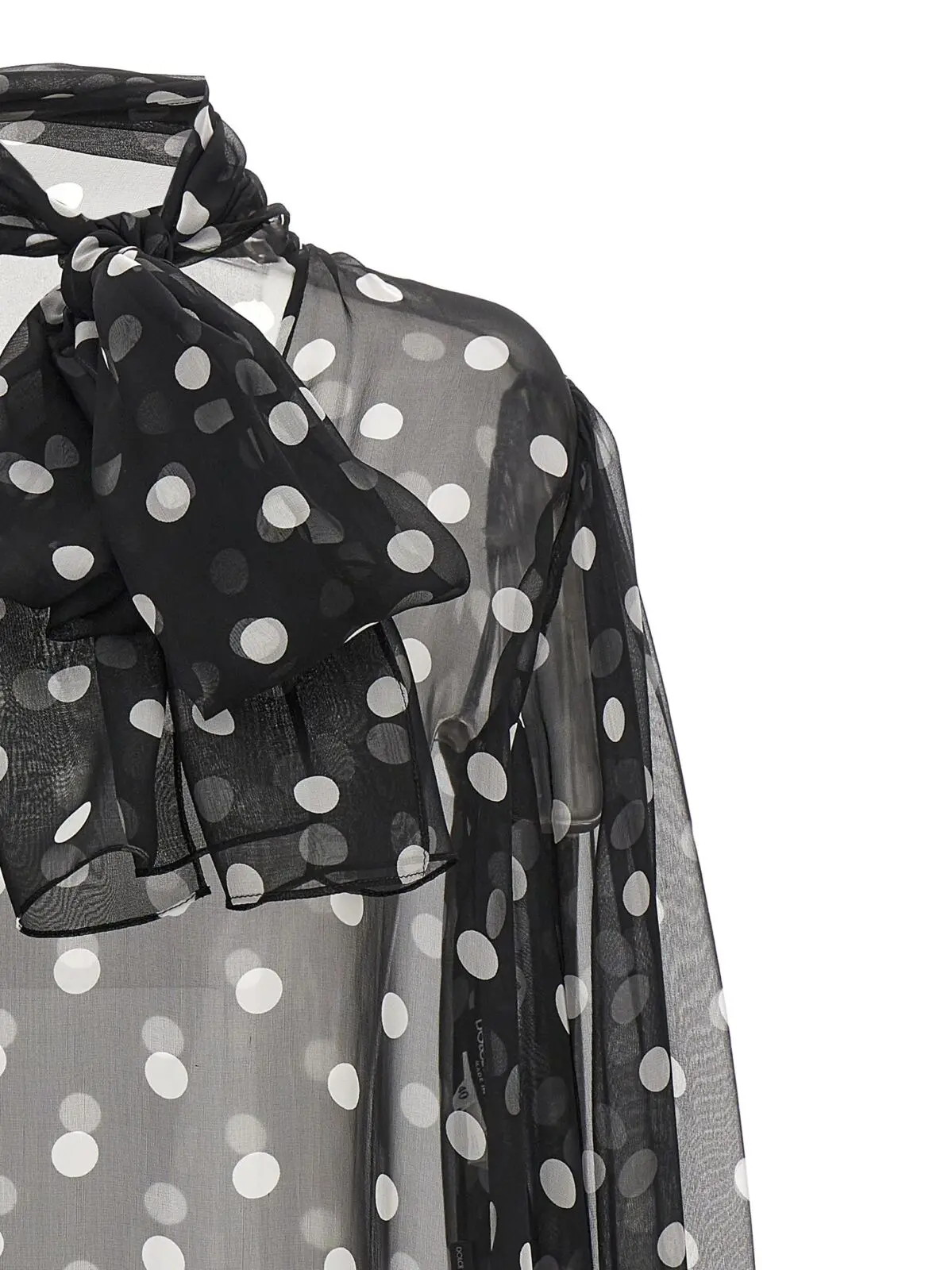 Блузка Dolce Gabbana Mambo Чорно-біла 3 'Mambo' blouse Woman DOLCE & GABBANA White/Black