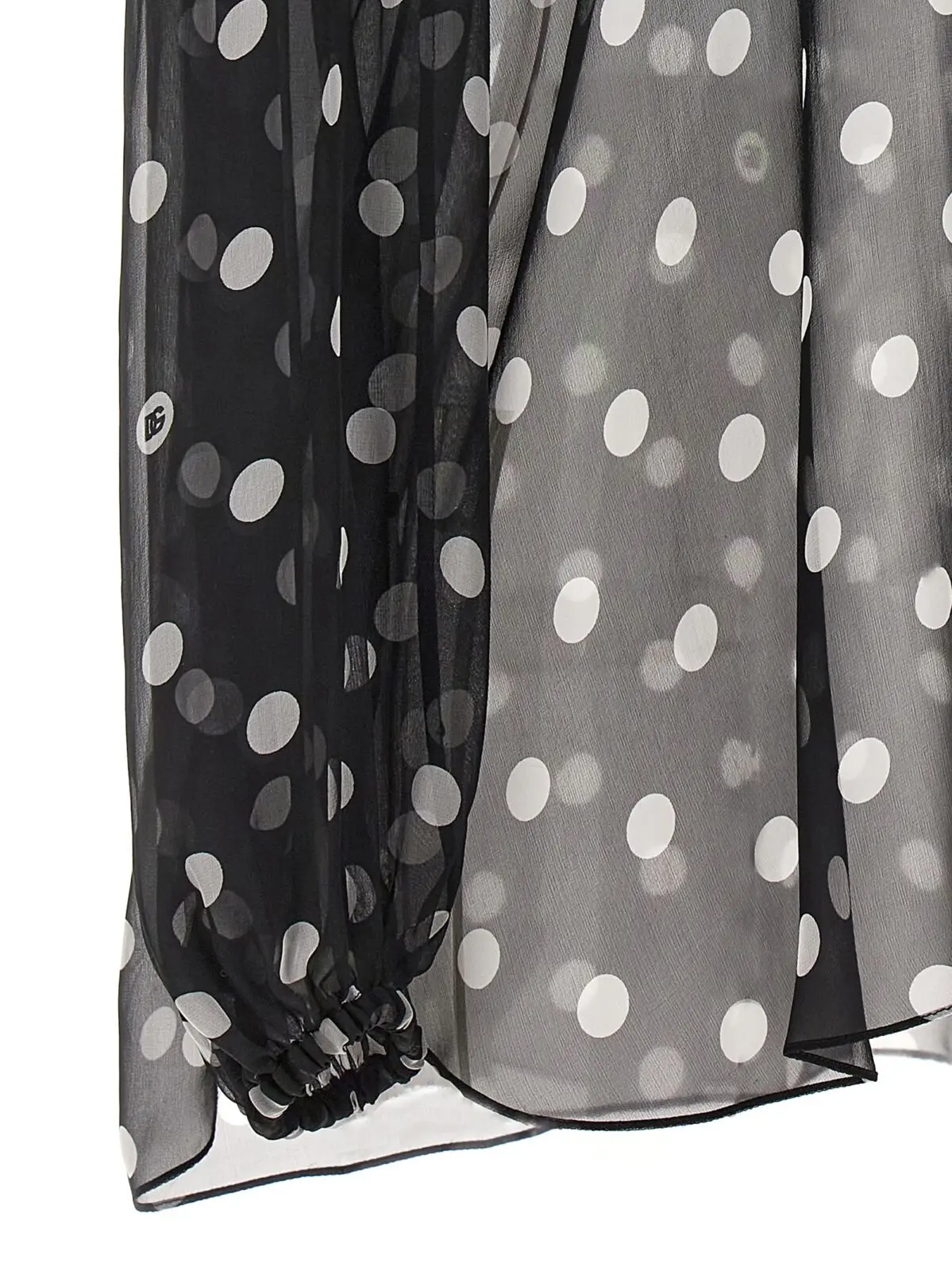 Блузка Dolce Gabbana Mambo Чорно-біла 4 'Mambo' blouse 100% silk DOLCE & GABBANA White/Black