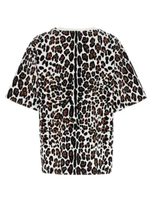 Animal print logo plaque T-shirt F8U43TGDBZPHA93M DOLCE & GABBANA Multicolor