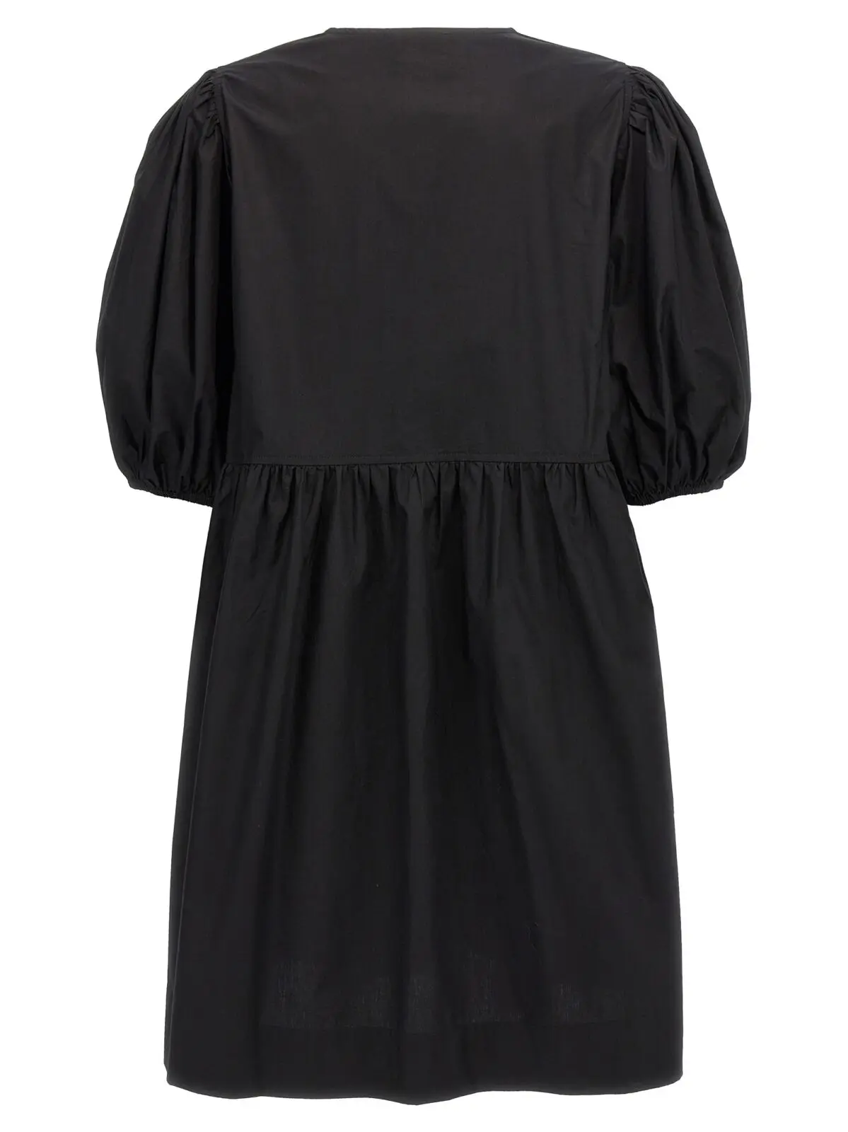 Сукня Ganni Чорна 2 Knot poplin dress F9005099 GANNI Black