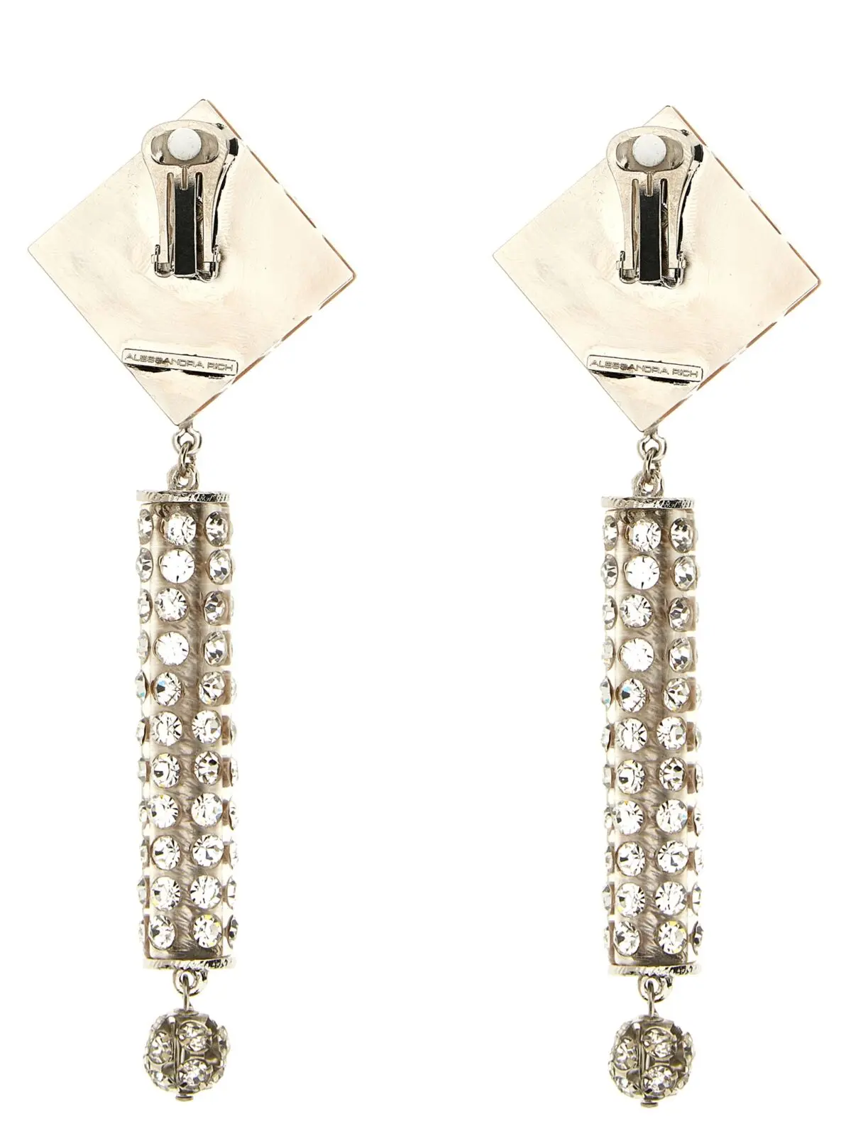 Сережки Crystal Alessandra Rich Срібний 2 Crystal earrings FABA3112J00410001 ALESSANDRA RICH Silver