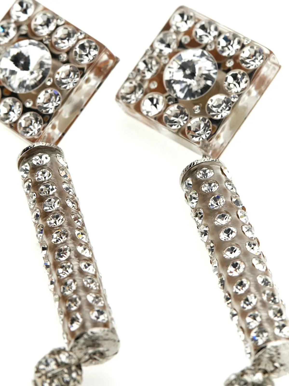 Сережки Crystal Alessandra Rich Срібний 3 Crystal earrings Woman ALESSANDRA RICH Silver