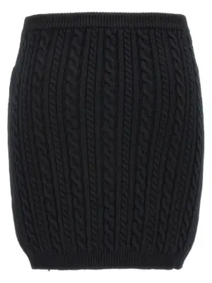 Button skirt FABX3869K43920060 ALESSANDRA RICH Black