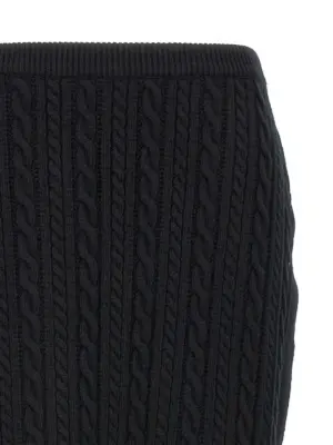 Maxi wool skirt Woman ALESSANDRA RICH Black