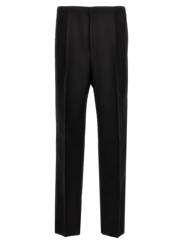 Cool wool pants FENDI Black