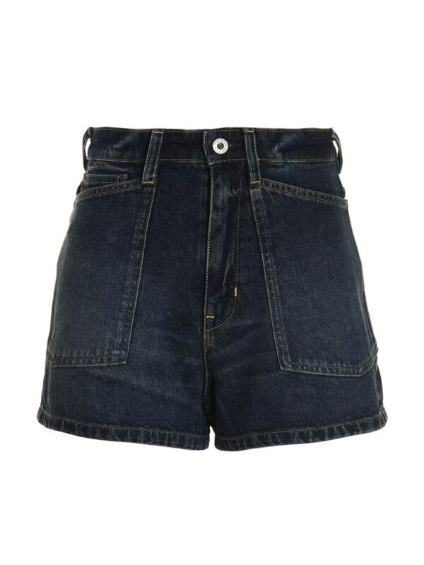 Denim shorts KENZO Blue