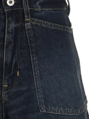 Denim shorts Woman KENZO Blue