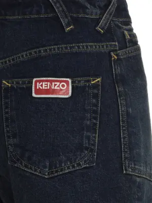 Denim shorts 100% cotton KENZO Blue