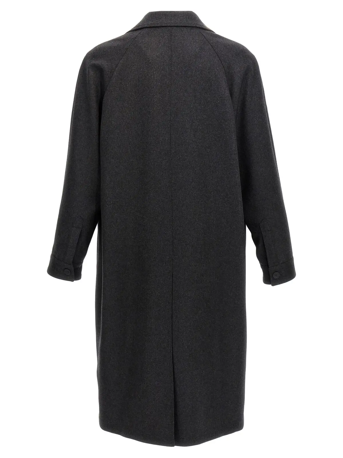 Пальто Fendi Single-breasted cashmere Сіре 2 Single-breasted cashmere coat FF0822APOAF0UU0 FENDI Gray