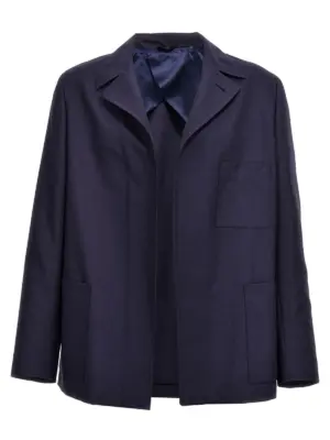 Half belt jacket FENDI Blue