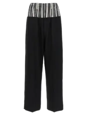Basque trompe l'oeil pants FENDI Black