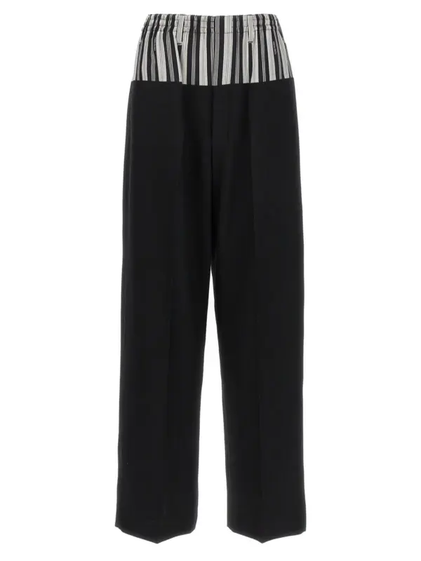 Basque trompe l'oeil pants FENDI Black