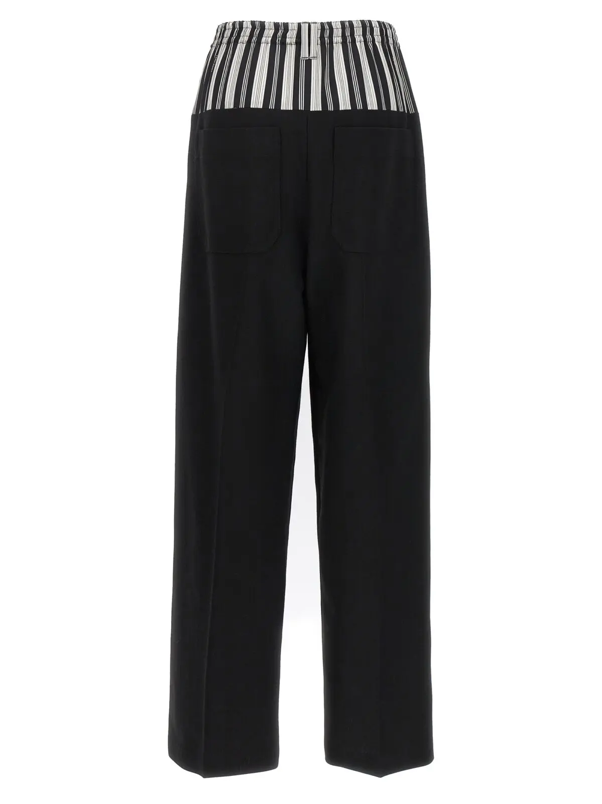 Штани Basque trompe loeil Fendi 2 Basque trompe l'oeil pants FR6535AWZBF0GME FENDI Black