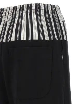 Basque trompe l'oeil pants 89% wool 11% polyolefin FENDI Black