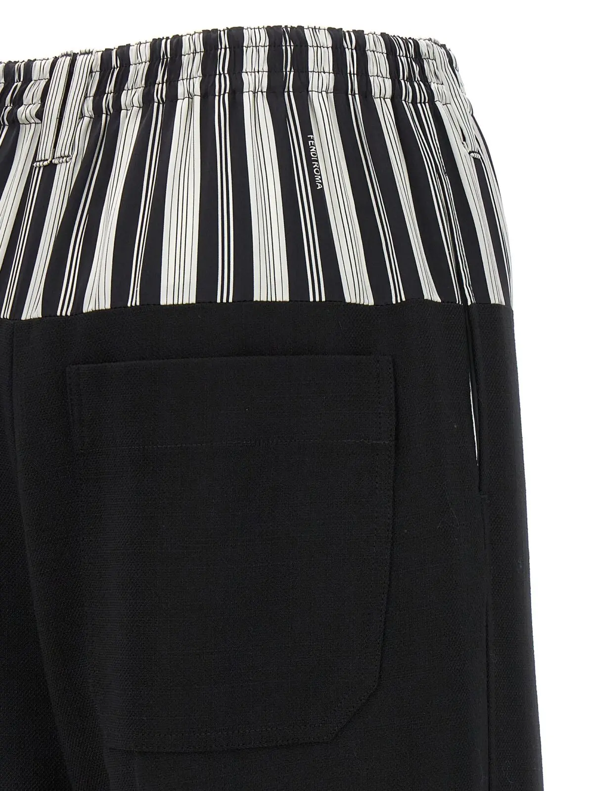 Штани Basque trompe loeil Fendi 4 Basque trompe l'oeil pants 89% wool 11% polyolefin FENDI Black