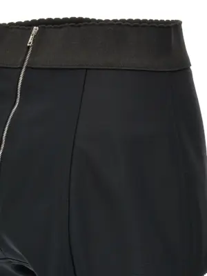 Satin culottes 60% polyamide 30% polyester 10% elastane DOLCE & GABBANA Black