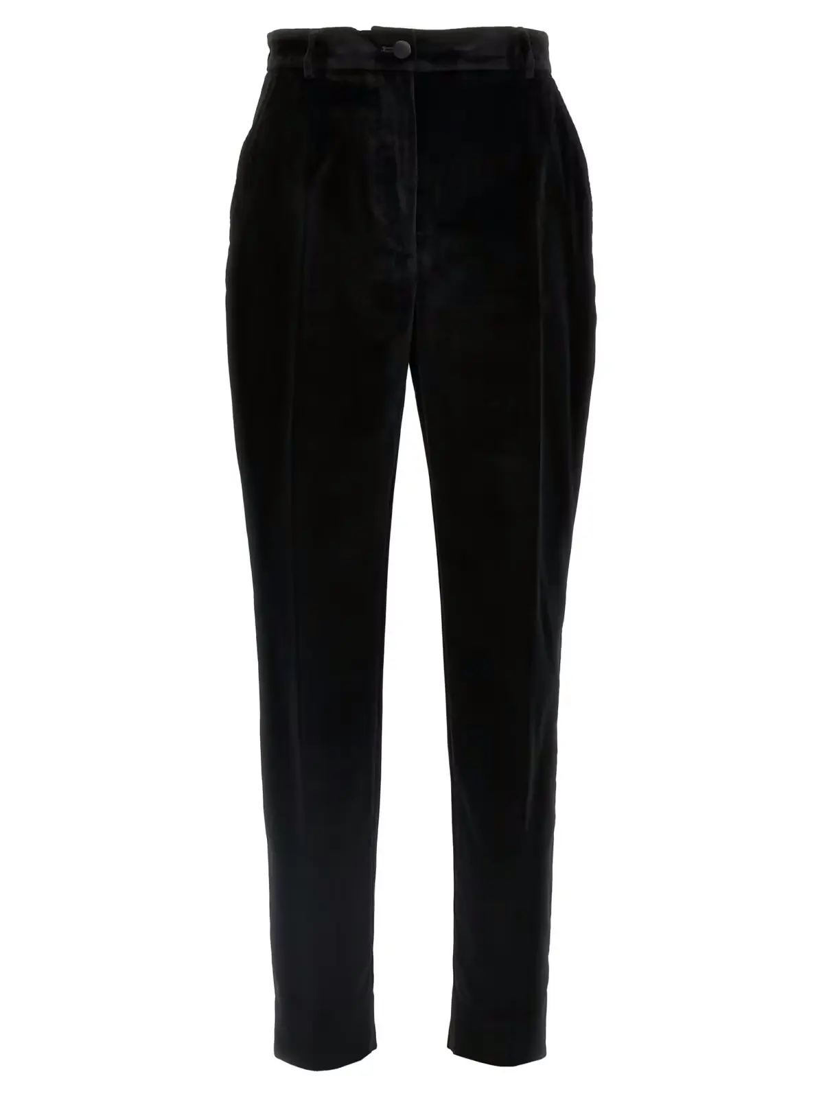 Смокінгові штани Dolce Gabbana Velvet Чорні 1 Velvet tuxedo pants DOLCE & GABBANA Black