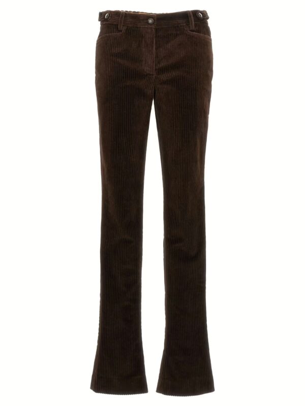 Corduroy pants DOLCE & GABBANA Brown