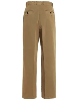 Printed cotton trousers FTP013FX006510CAM INCOTEX RED X FACETASM Beige