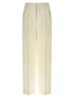 Trousers pences AMI PARIS White