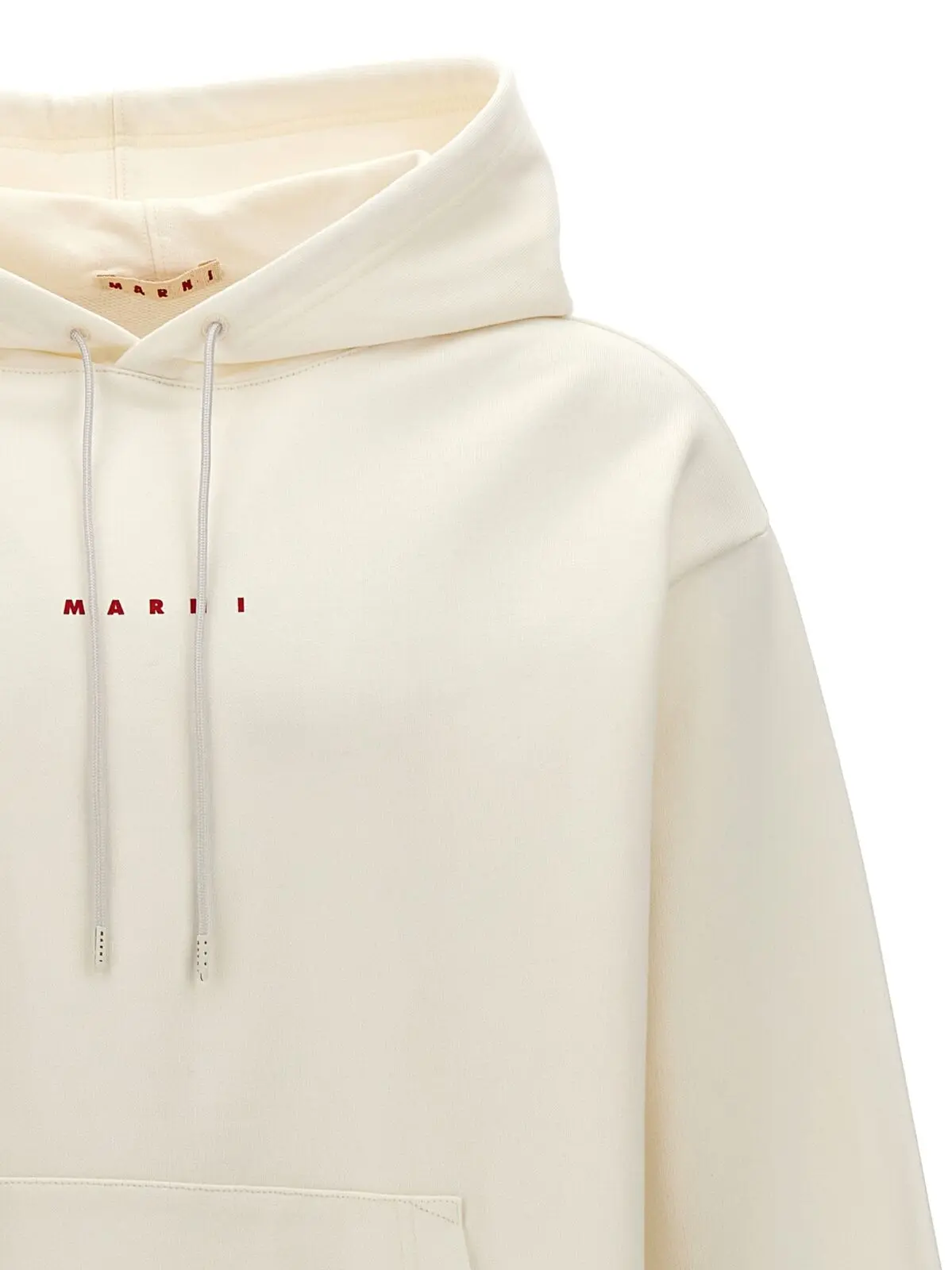 Толстовка з логотипом Marni 3 Logo hoodie Man MARNI White