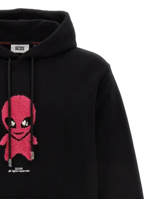 'Wirdo' hoodie Man GCDS Black