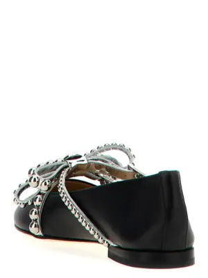 'Crystal Studs' ballet flats Woman MACH & MACH Black