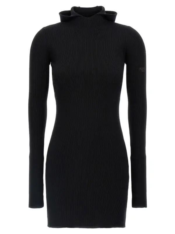 Hooded dress FENDI Black