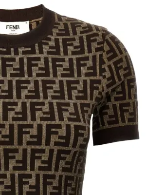 'FF' sweater Woman FENDI Brown