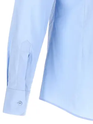 DG Essential shirt 97% cotton 3% elastane DOLCE & GABBANA Light Blue