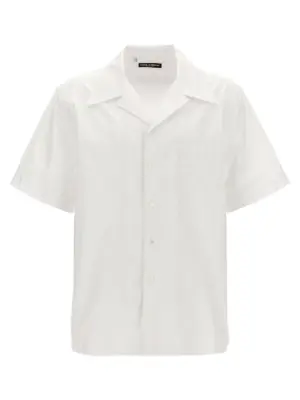 Logo embroidery shirt DOLCE & GABBANA White