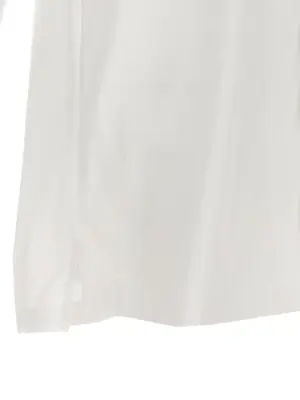 Logo embroidery shirt 100% cotton DOLCE & GABBANA White