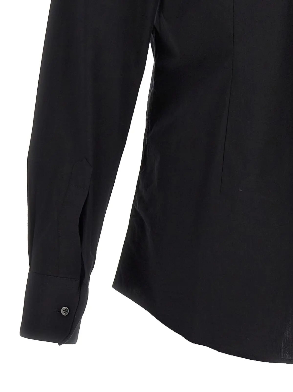 Сорочка Dolce Gabbana Logo embroidery Чорна 4 Logo embroidery shirt 97% cotton