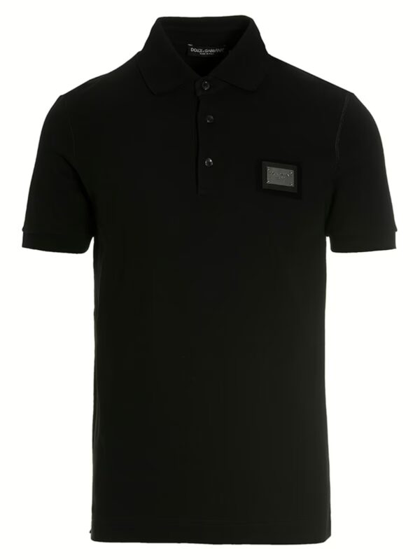 Polo 'DG Essential' DOLCE & GABBANA Black