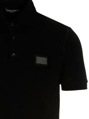 Polo 'DG Essential' Man DOLCE & GABBANA Black