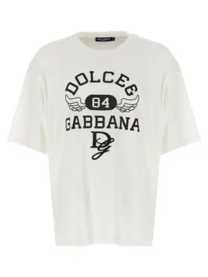 Logo print T-shirt DOLCE & GABBANA White/Black