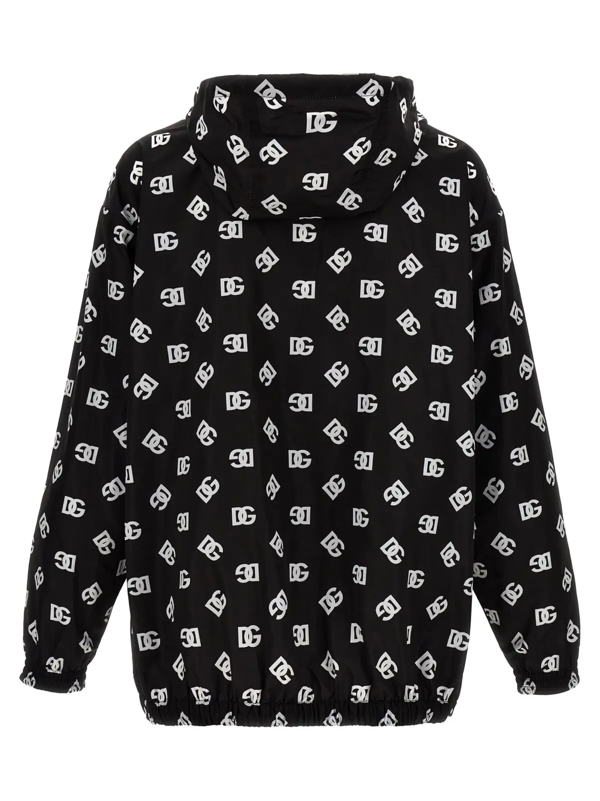 Куртка з капюшоном і логотипом Dolce & Gabbana 2 Logo print hooded jacket G9ARBTISMBRHNVAA DOLCE & GABBANA White/Black