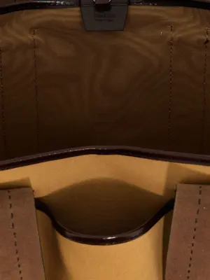 'Garden' shopping bag 100% cotton MAX MARA Brown