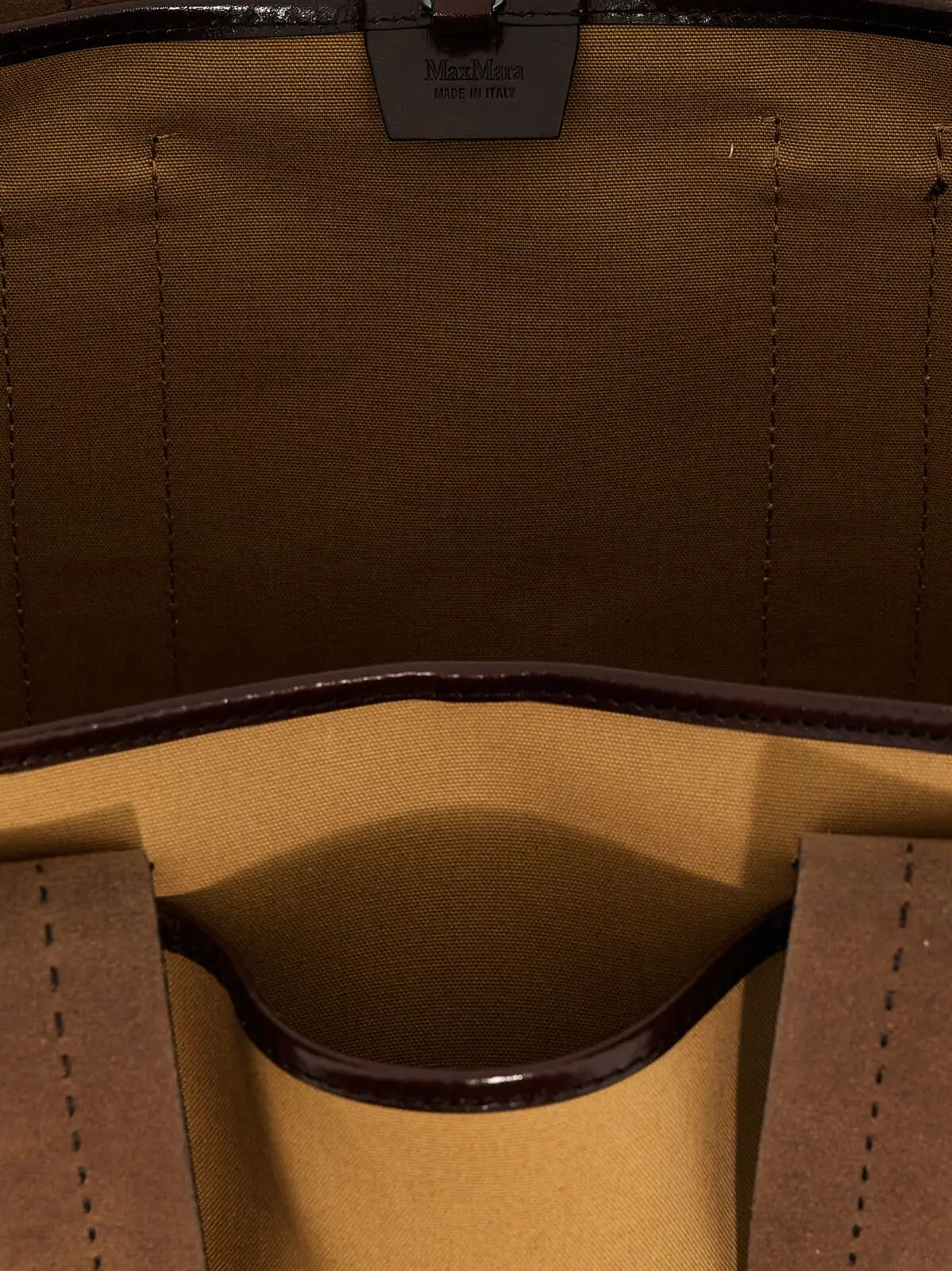 Шопер Garden Max Mara Коричневий 4 'Garden' shopping bag 100% cotton MAX MARA Brown