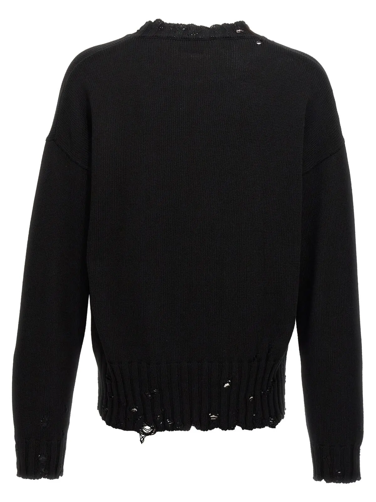 Светр з ефектом потертості Marni Чорний 2 Destroyed effect sweater GCMG0210A0UFC65200N99 MARNI Black