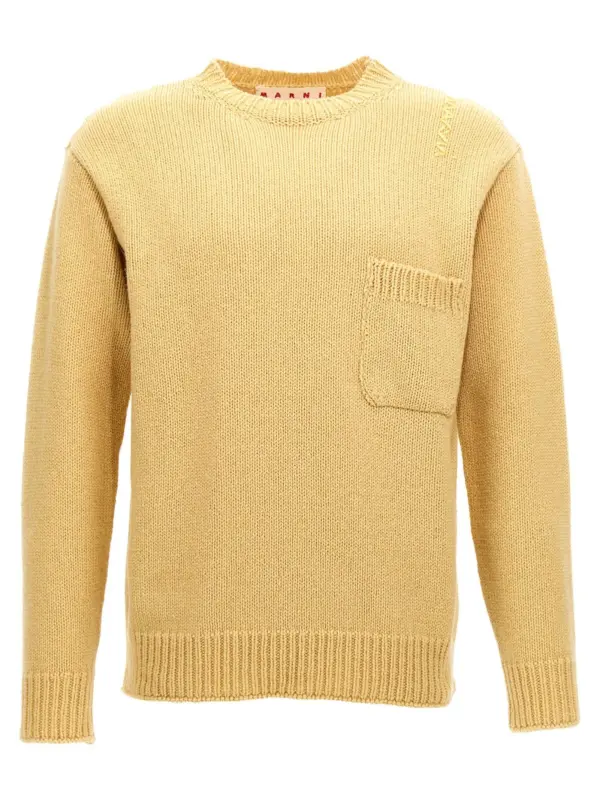 Wool sweater MARNI Yellow