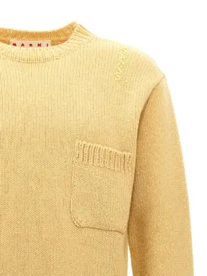 Wool sweater Man MARNI Yellow