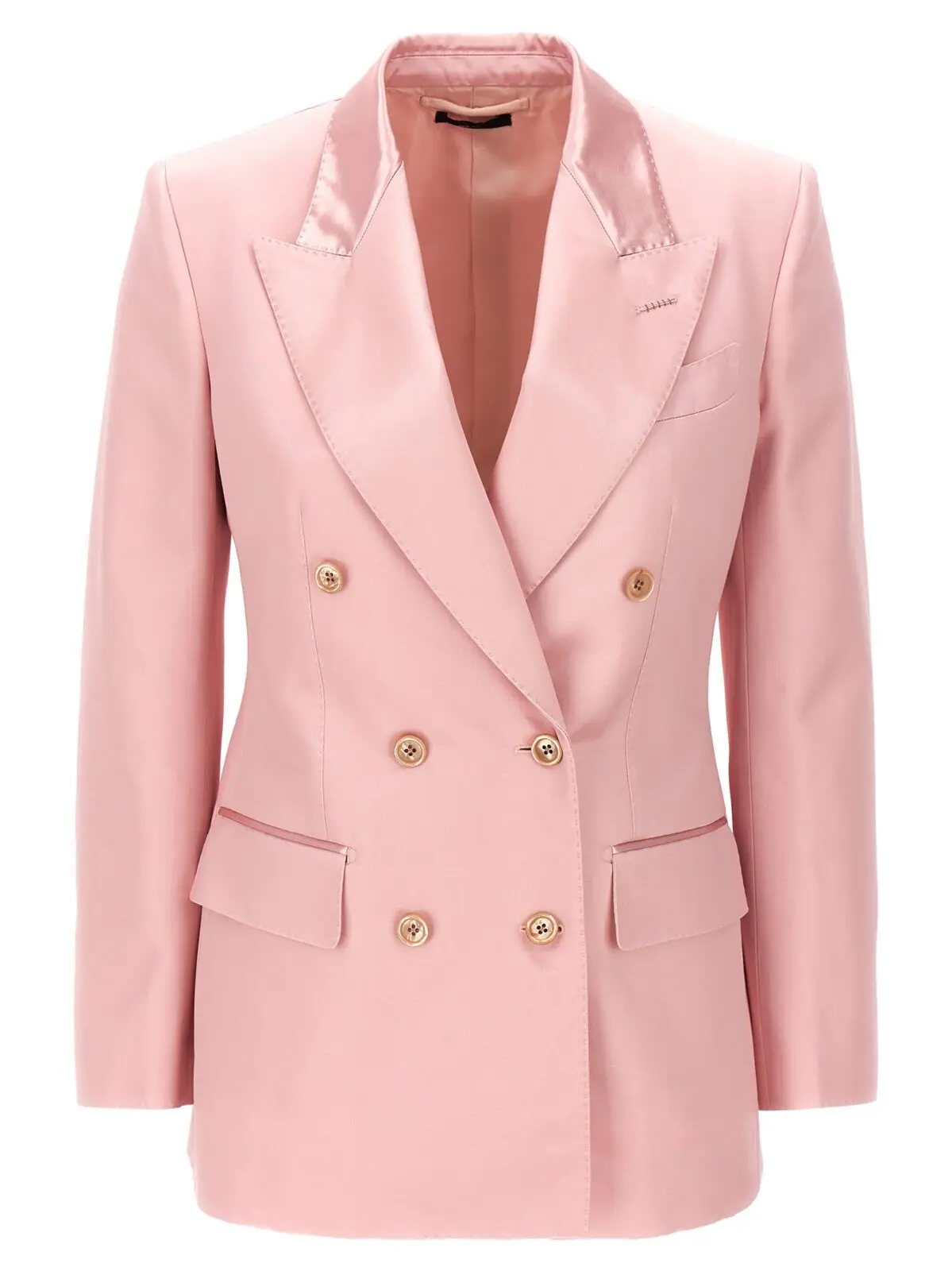 Піджак з подвійним застібанням Tom Ford Рожевий 1 Double-breasted blazer TOM FORD Pink